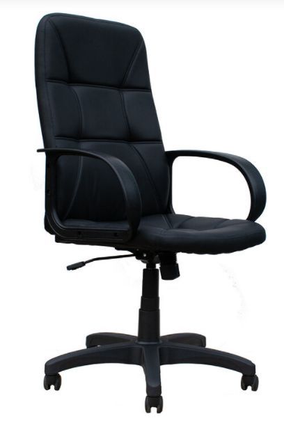 Кресло офисное  ЯрКресло Кр59 ТГ Пласт ЭКО1 (экокожа черная)