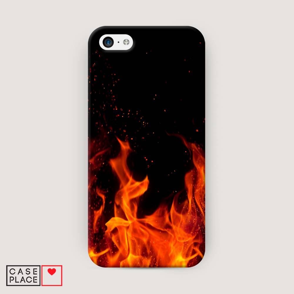

Пластиковый чехол "Все в огне" на Apple iPhone 5C, 10220-3