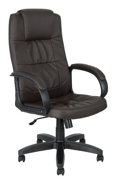 

Кресло офисное ЯрКресло Кр81 ТГ ПЛАСТ ЭКО3 (экокожа шоколад), Черный