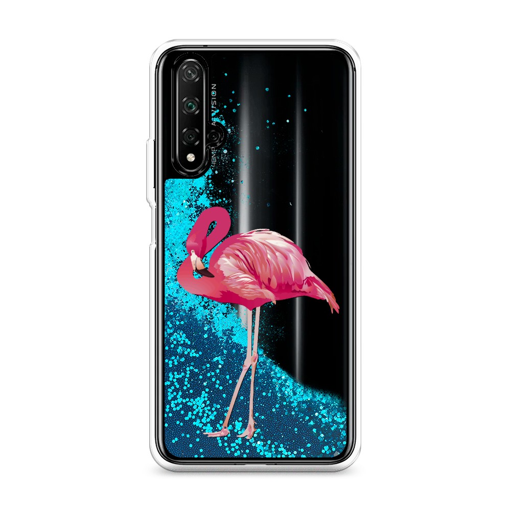 

Чехол Awog на Honor 20/Huawei Nova 5T "Застенчивый фламинго", Разноцветный, 69593-1