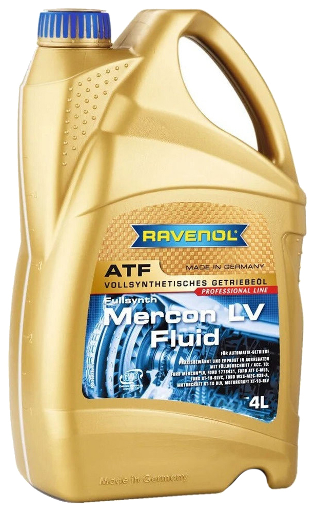 фото 4l atf mercon lv new трансмиссионное масло ravenol арт. 4014835842199