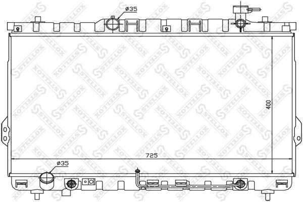 

Stellox 10-26535-Sx_Радиатор Системы Охлаждения Акпп\ Hyundai Santa 2.7I 02>