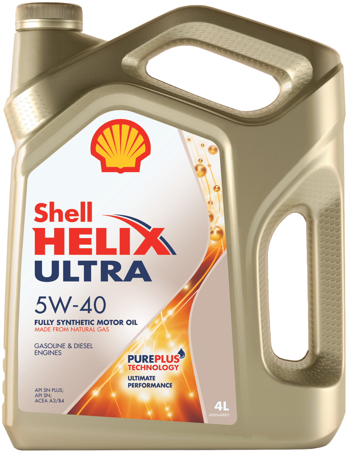 Моторное масло Shell синтетическое Helix Ultra 5W40 4л