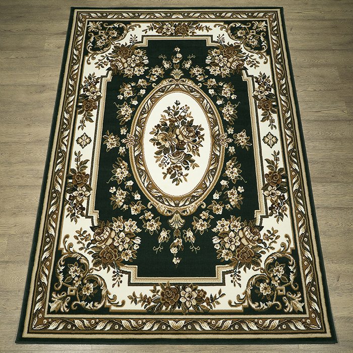 

Ковёр Kitroom Лайла де Люкс 180x260 прямоугольный зелёный 15361