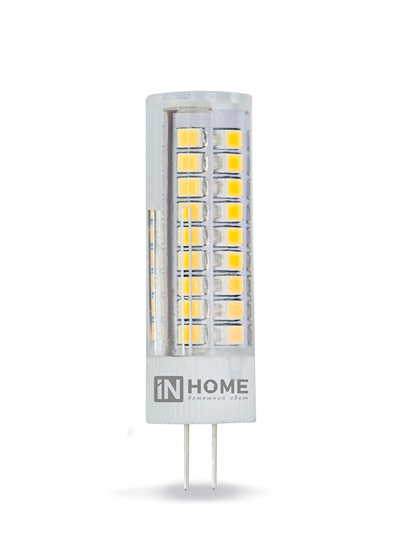 

Лампочка In Home LED-JCD-VC G4 6W 230V 3000K 540Lm 4690612028590, LED-JCD-VC