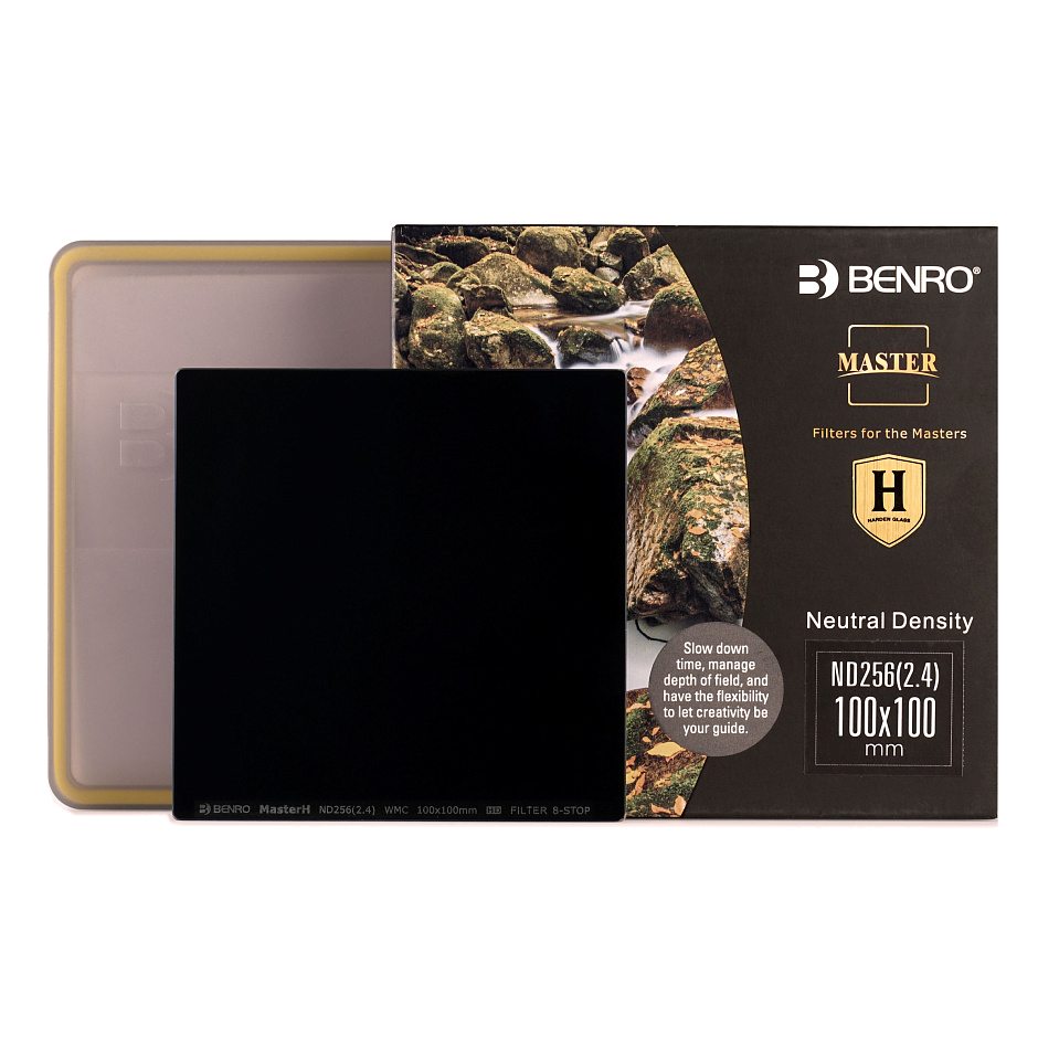 

Светофильтр Benro Master Harden Series ND256 (2.4) Square Filter 100х100 мм серый