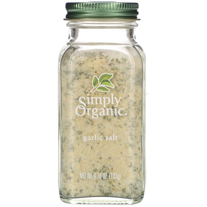 Чесночная соль Simply Organic, 4,7 унции (133 г)