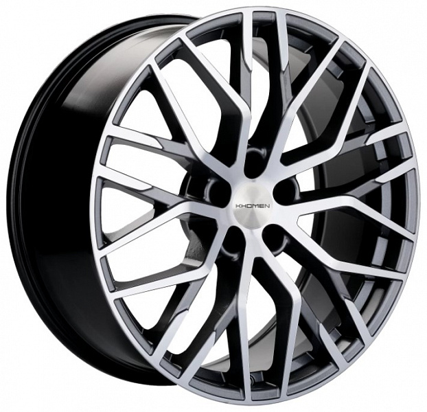 фото Колесный диск khomen wheels khw2005 (сx-7/santafe) gray-fp 8.5x20/5x114.3 et35 d67.1