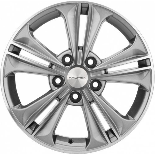 

Колесный диск Khomen Wheels KHW1603 (Creta/Seltos) G-Silver 6x16/5x114.3 ET43 D67.1