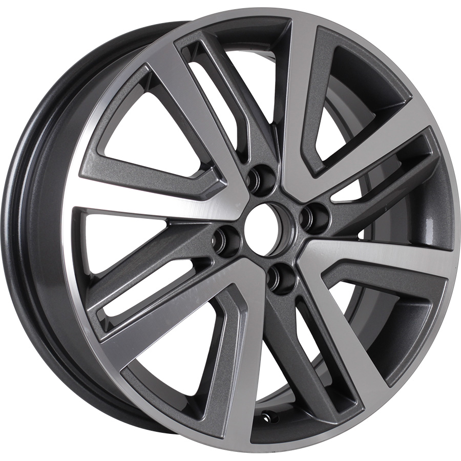 

Колесный диск Khomen Wheels KHW1609 (Rio I/Solaris I) Gray-FP 6x16/4x100 ET48 D54.1