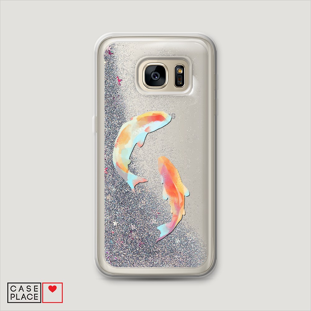 

Чехол Awog на Samsung Galaxy S7 "Акварельные карпы", Разноцветный, 24591-1