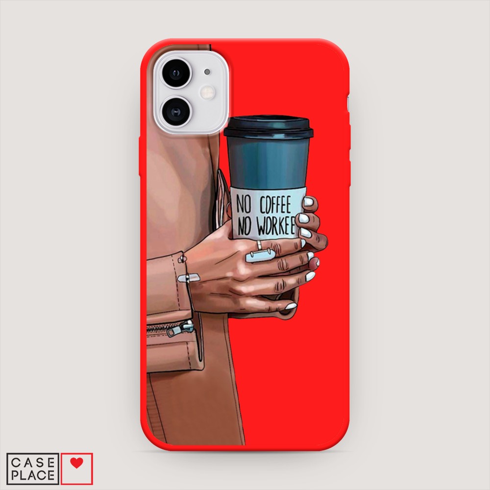 

Чехол Awog на Apple iPhone 11 / Айфон 11 "No coffee", Разноцветный, 12153-1