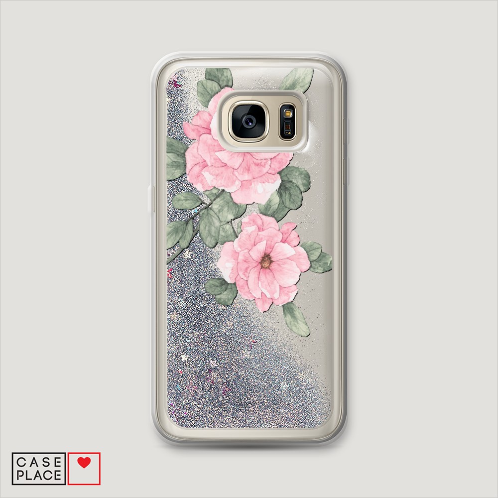 

Чехол Awog на Samsung Galaxy S7 "Акварельные розовые цветы", Разноцветный, 24591-1