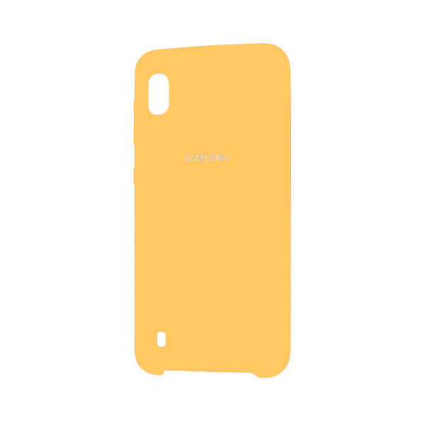 фото Чехол samsung a10 silicone cover желтый nobrand