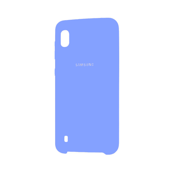 фото Чехол samsung a10 silicone cover лиловый nobrand