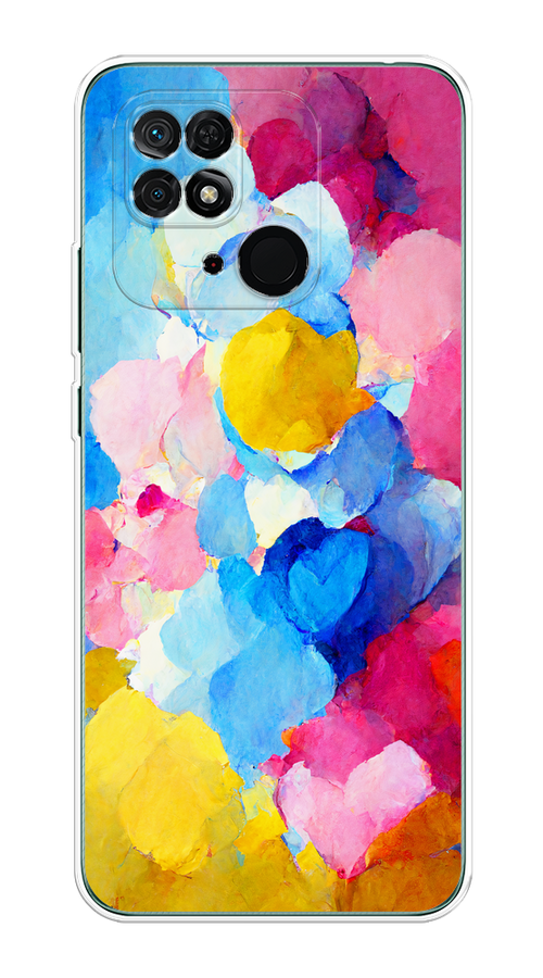 

Чехол Homey на Xiaomi Redmi 10C "Яркие пятна", 313450-1