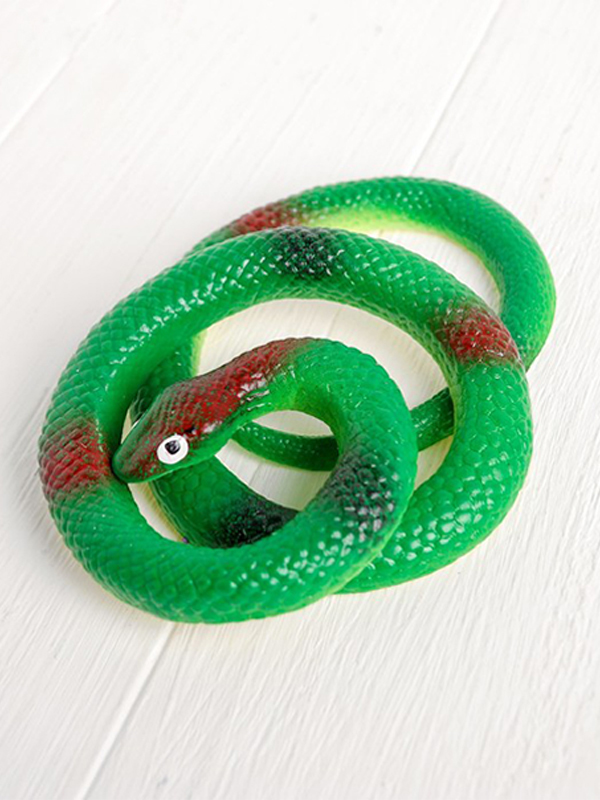 Прикол Гадюка резиновая, 70 см (Цв: Зеленый ) эспандер резиновая петля magnum 6 4mm серо зеленый mrb200 6 4