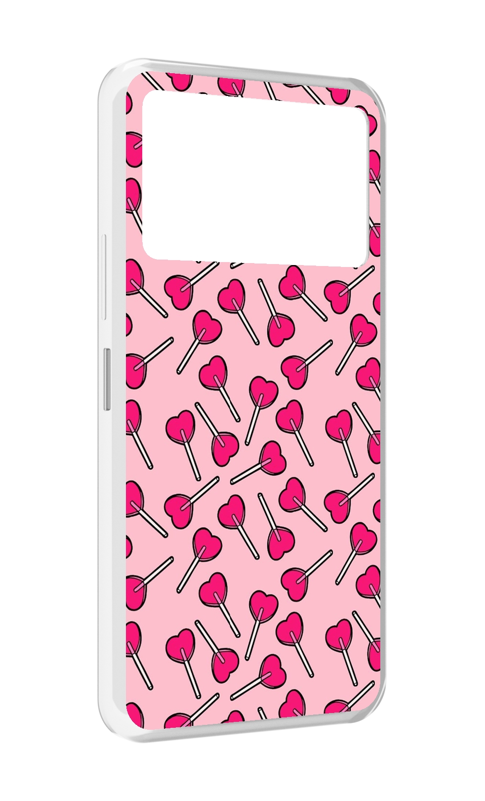 

Чехол MyPads много лединцов для Infinix NOTE 12 VIP (X672), Прозрачный, Tocco