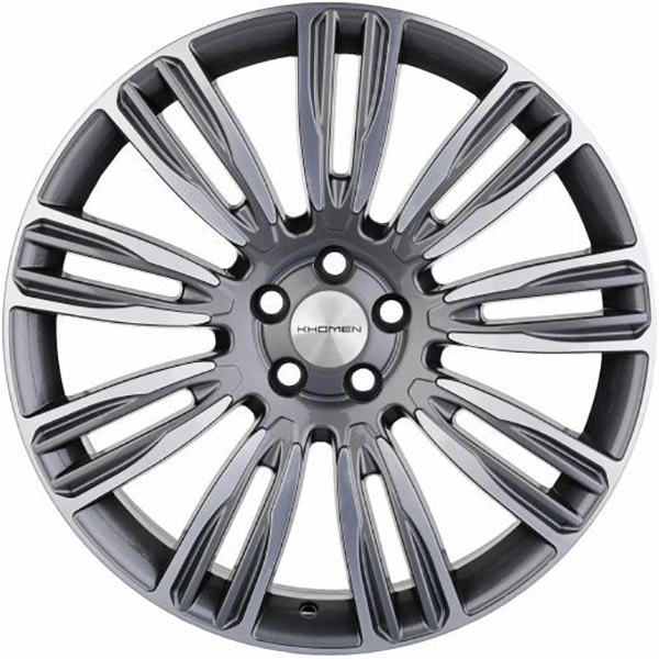 

Колесный диск Khomen Wheels KHW1608 (Alphard) Gray-FP 6.5x16/5x114.3 ET38 D60.1