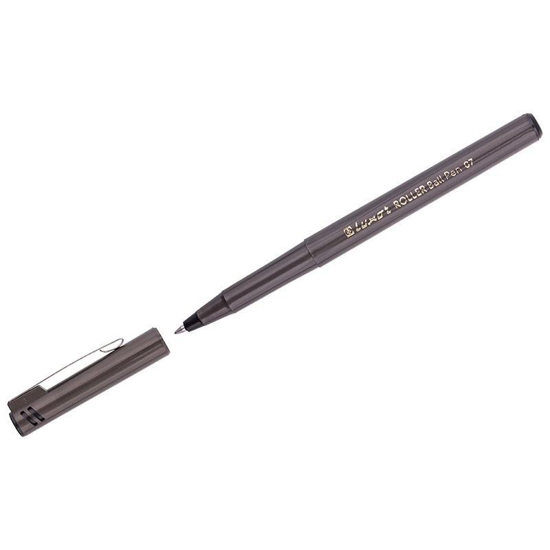 Ручка-роллер Luxor черная, 0,7мм, одноразовая, (12шт.)