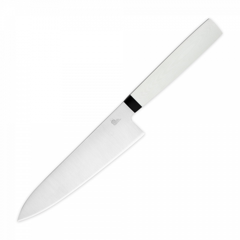 Нож поварской кухонный шеф CH160, OWL KNIFE, White, 16 см, сталь Cromax