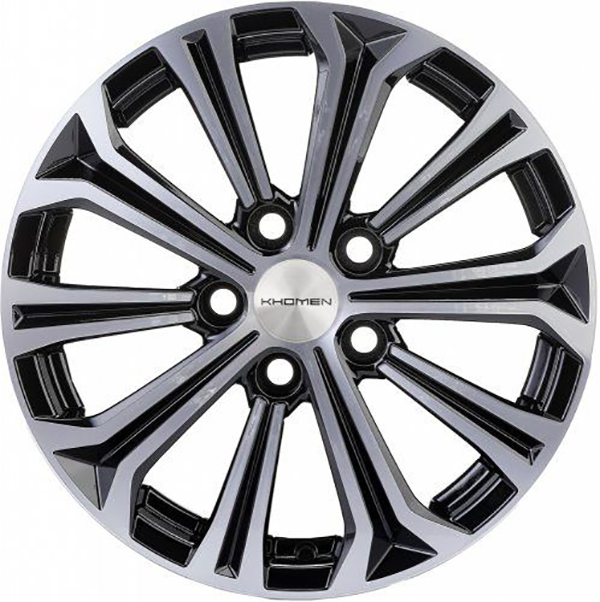 фото Колесный диск khomen wheels khw1610 (optima) black-fp 6.5x16/5x114.3 et41 d67.1