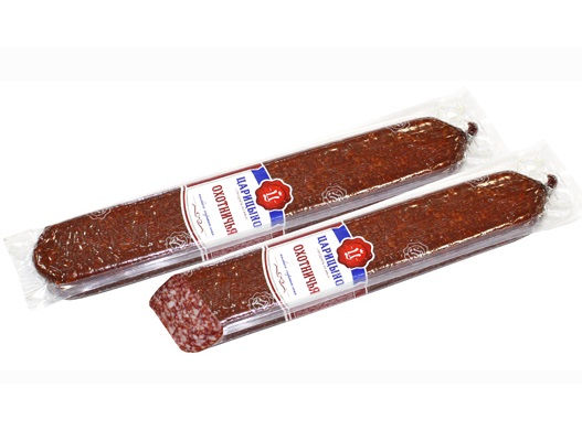 

Колбаса Царицыно Охотничья сырокопченая
