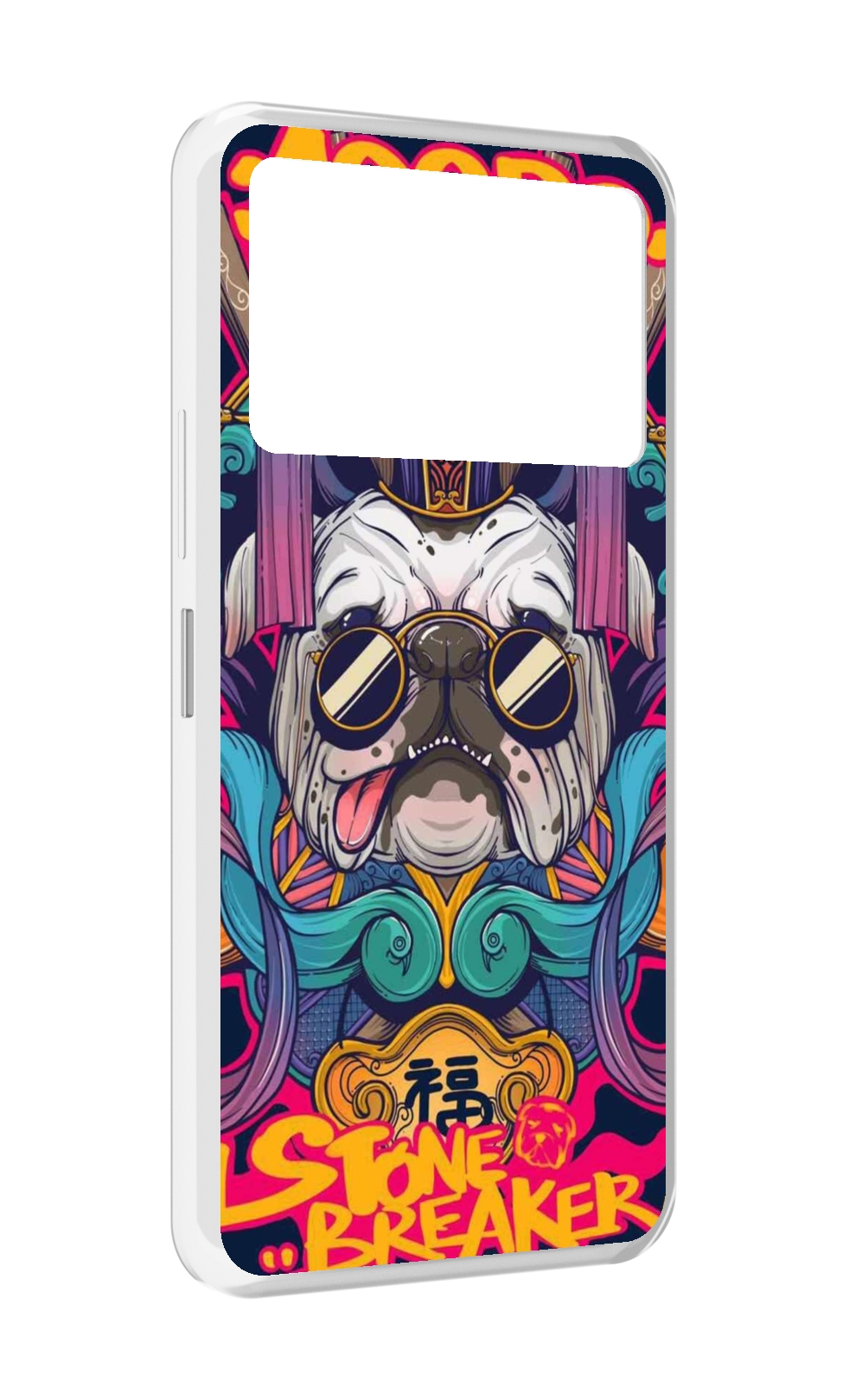 

Чехол MyPads мопс агро яркая для Infinix NOTE 12 VIP (X672), Прозрачный, Tocco
