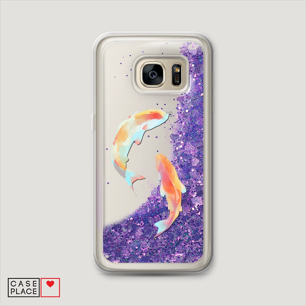 

Чехол Awog "Акварельные карпы" на Samsung Galaxy S7 Edge, 24692-1