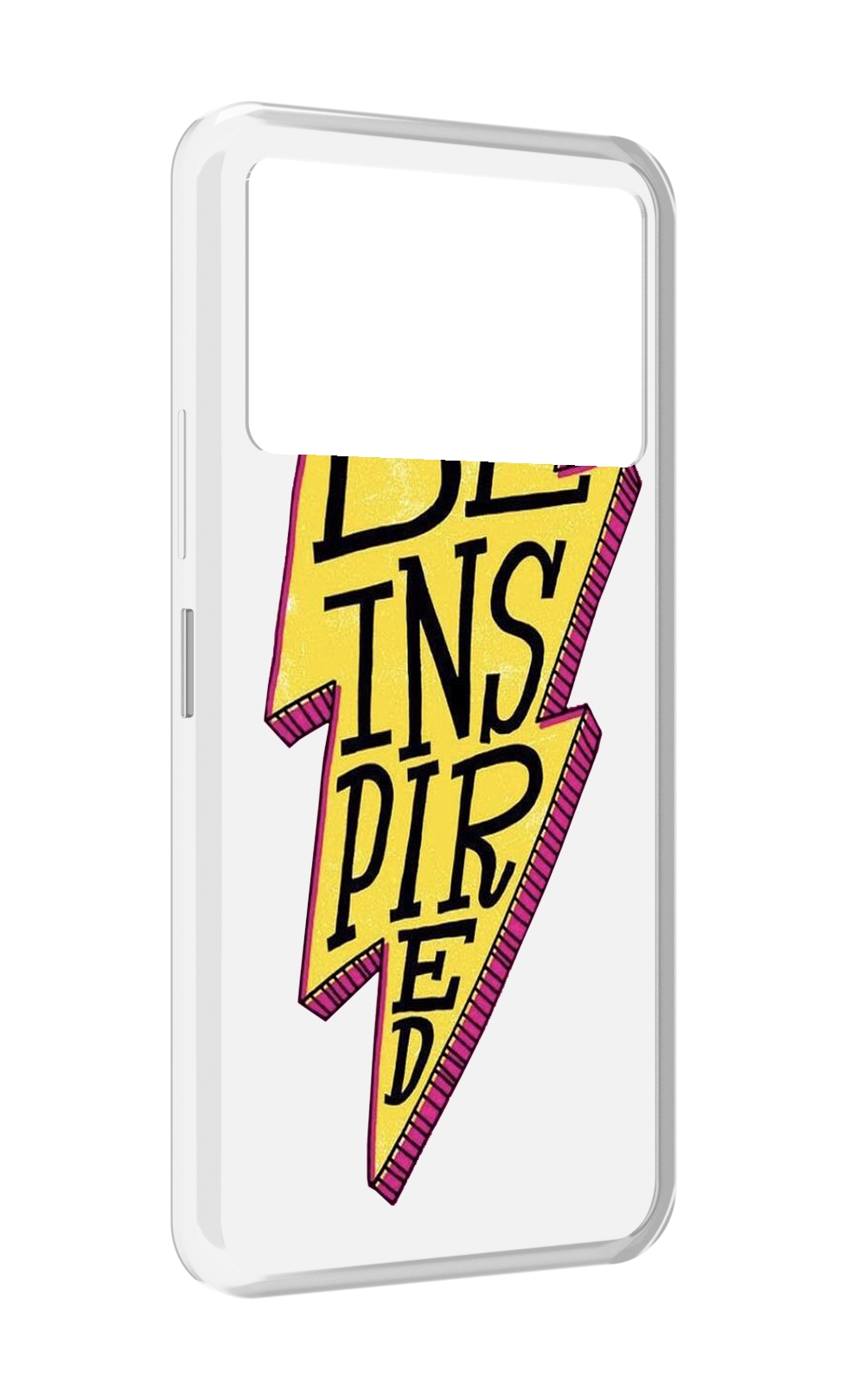 

Чехол MyPads надпись в желтой молнии для Infinix NOTE 12 VIP (X672), Прозрачный, Tocco