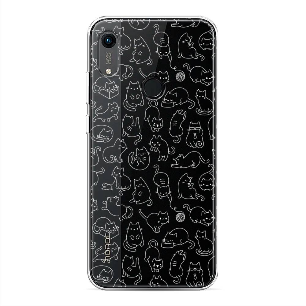 

Чехол Awog на Huawei Y6s "Шкодливые котики", Разноцветный, 611550-2