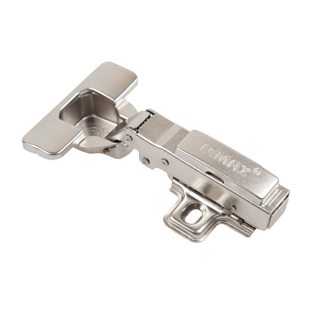 

Петля Clip-on с доводчиком 105 градусов накладная Lemax Prof, Серебристый, M301-Full(L)