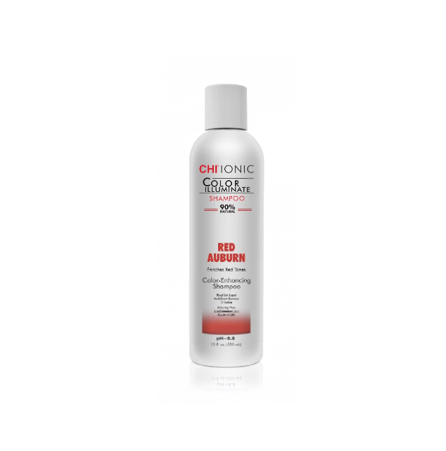 фото Шампунь оттеночный chi ionic color illuminate shampoo red auburn красный каштан 355 мл