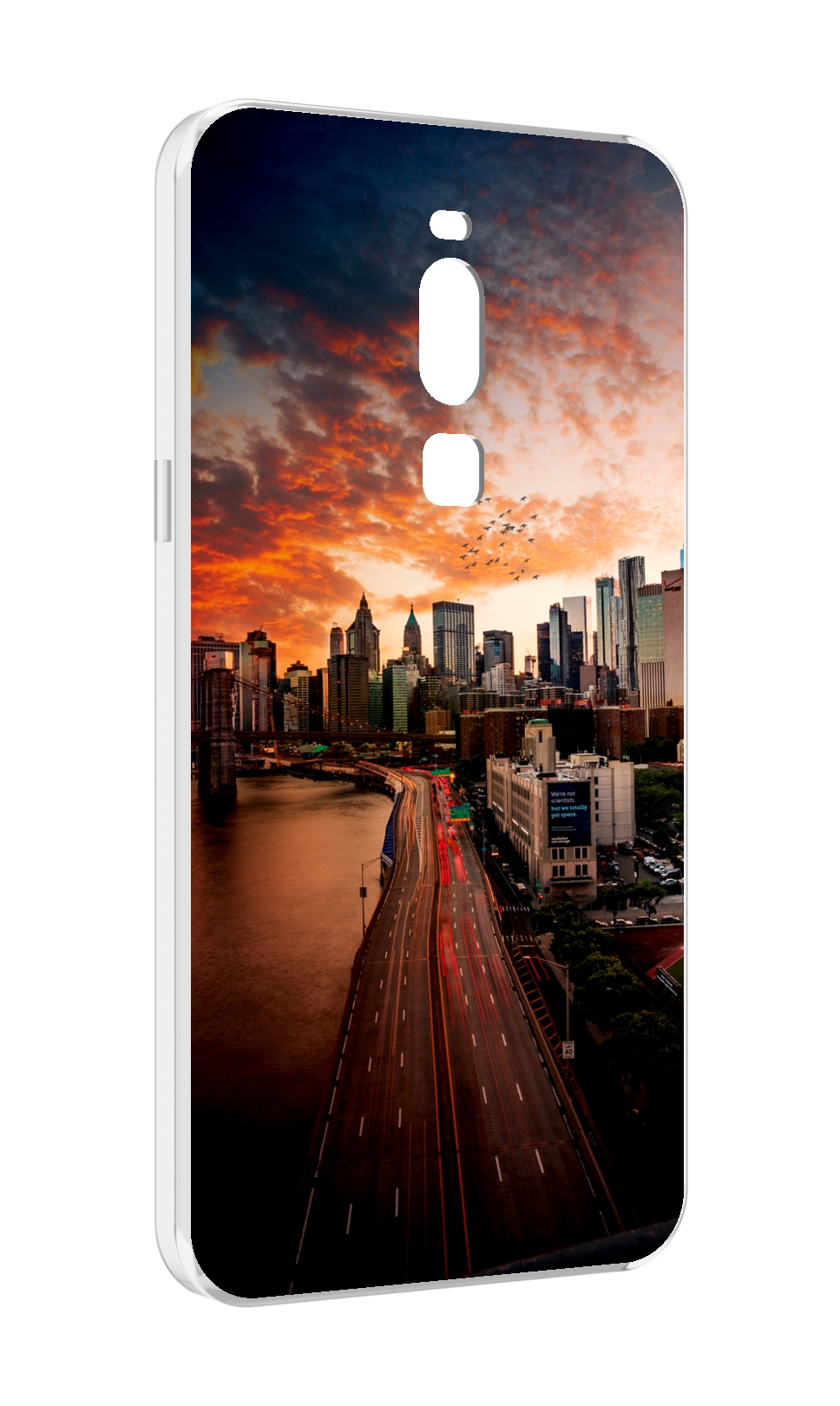 

Чехол MyPads американский город фото для Meizu Note 8, Прозрачный, Tocco