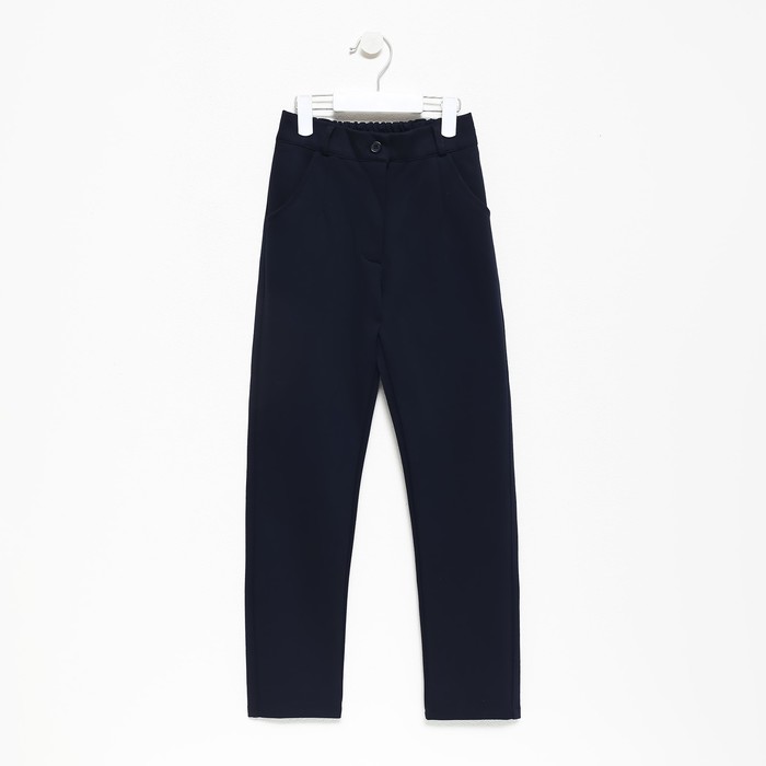 

MODERNFECI Брюки школьные для девочек, цвет темно-синий, рост 164 см, 000761660