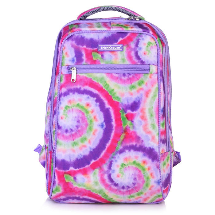 Рюкзак ErichKrause 18 л, Pink Tie-Dye, полиэстер, в пакете рюкзак xiaomi mi casual daypack pink