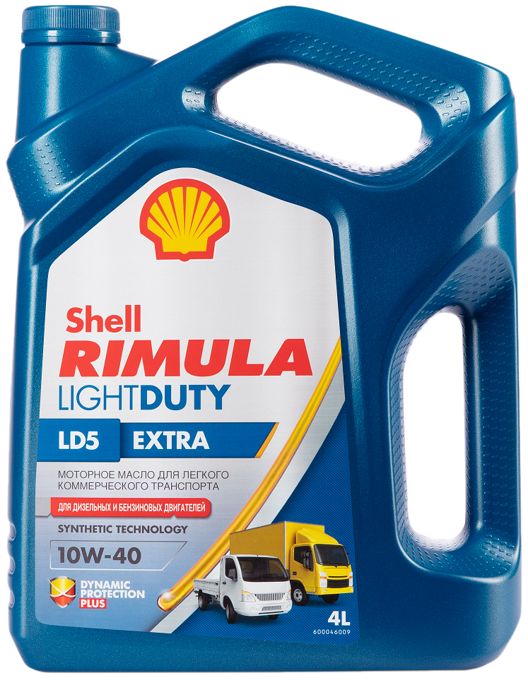 фото Масло shell rimula light duty ld5 extra 10w-40 (4л) shell арт. rimulald510w404l