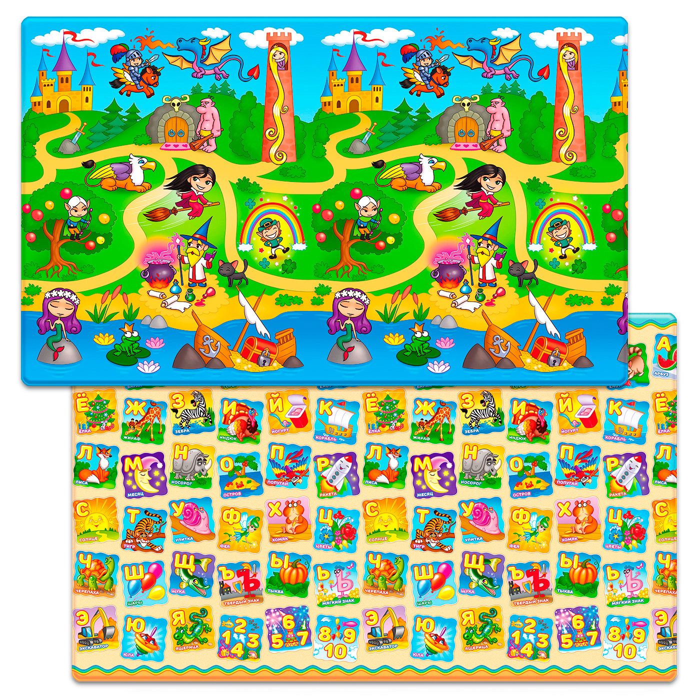 фото Коврик игровой двусторонний (2300х1400х12) funkids big-12 art. fd-b12-2s, 001