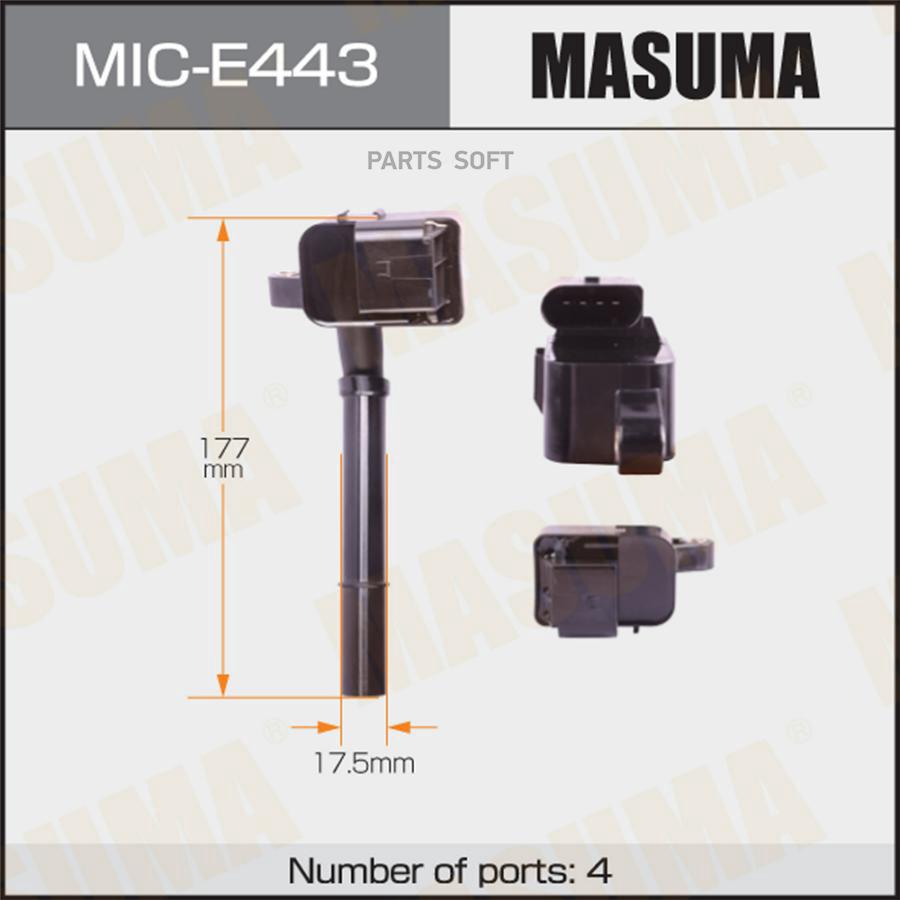 

MASUMA MICE443 Катушка зажигания MASUMA, MERCEDES-BENZ CLA (C117), GLC COUPE (C253) / M27