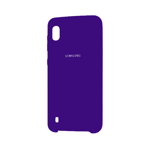 фото Чехол samsung a10 silicone cover темно-фиолетовый nobrand