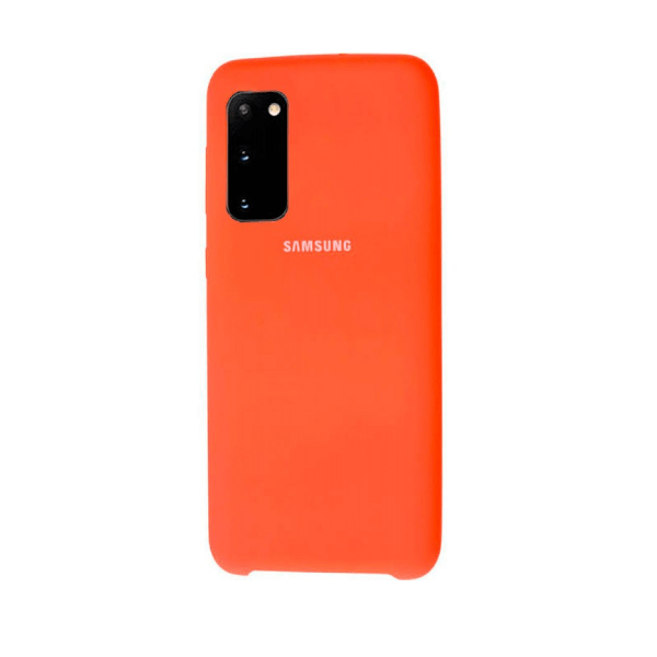 

Чехол Samsung A41 SILICONE COVER оранжевый