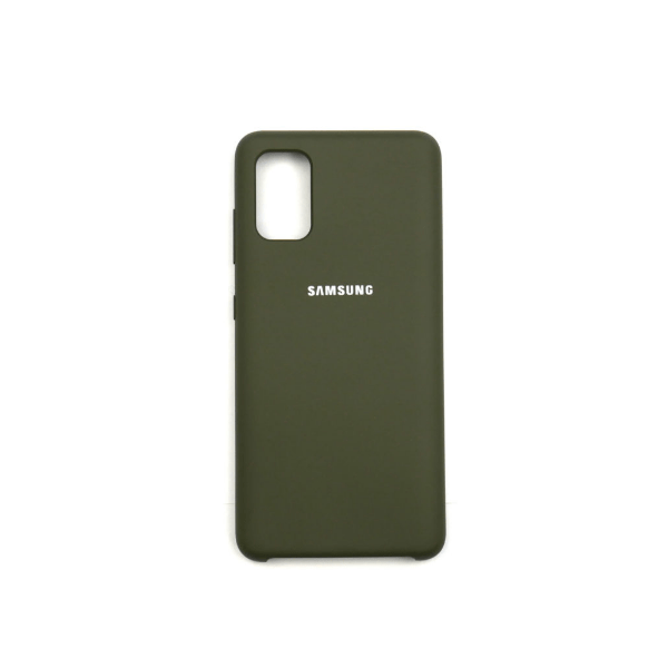 

Чехол Samsung A41 SILICONE COVER хаки, Зеленый, Чехол Samsung A41 SILICONE COVER хаки