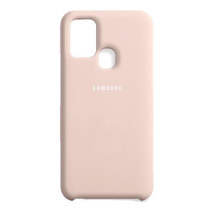 фото Чехол samsung m31 silicone cover бежевый nobrand