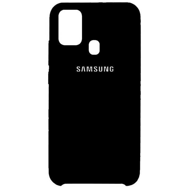 фото Чехол samsung m31 silicone cover черный nobrand