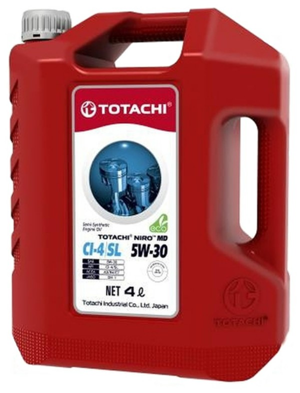 Моторное масло Totachi Niro Md Semi-Synthetic Ci-4 / Sl 5W-30 Пласт. 4л TOTACHI 18004