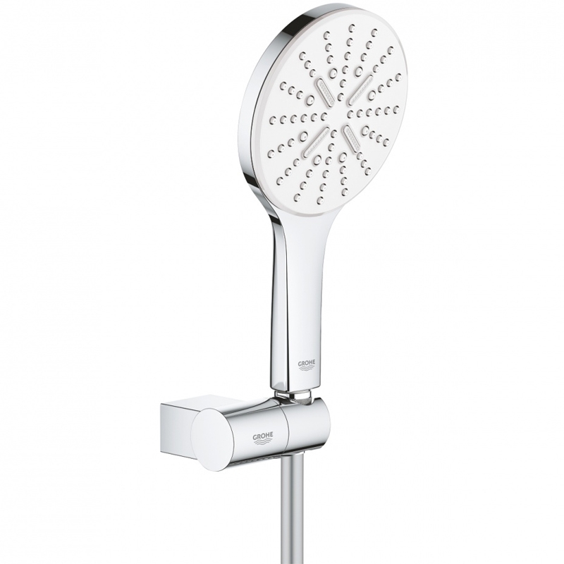 фото Душевой гарнитур grohe rainshower smartactive 26580ls0 белая луна