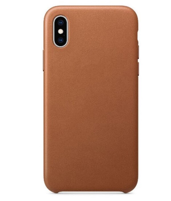 

Чехол для iPhone X / XS - Кожаный коричневый