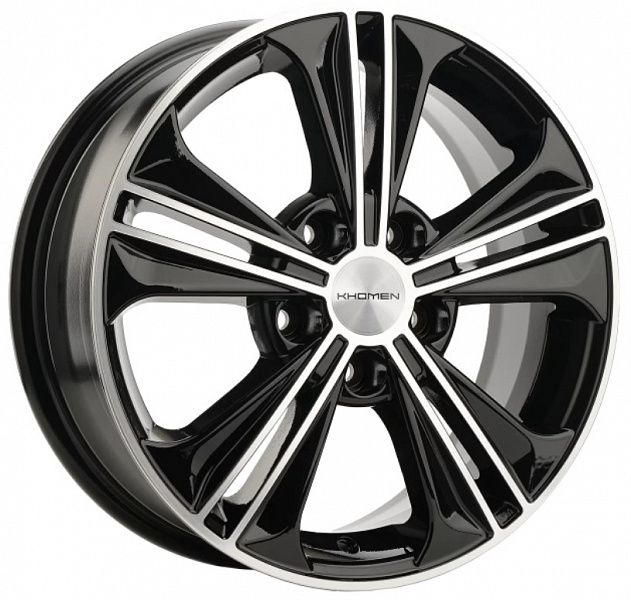 

Колесный диск Khomen Wheels KHW1603 (Corolla) Black-FP 6x16/5x114.3 ET45 D60.1