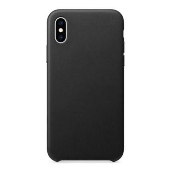

Чехол для iPhone X / XS - Кожаный черный