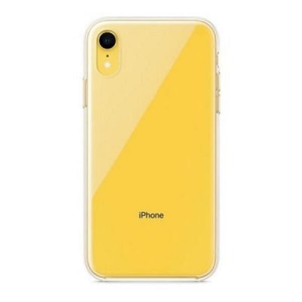Чехол для iPhone XR - прозрачный желтый